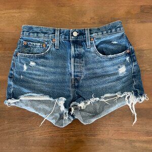 Levi 501 High-Rise Denim Shorts